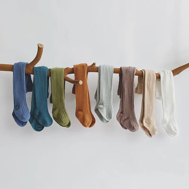 Baby Girl Cotton Knitted Tights & Pantyhose for Toddlers