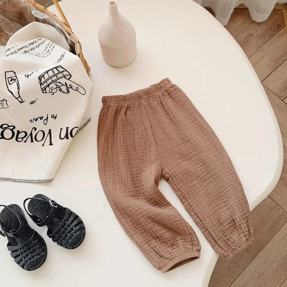 Toddler Mosquito Resistant Casual Loose Pants Boys Girls
