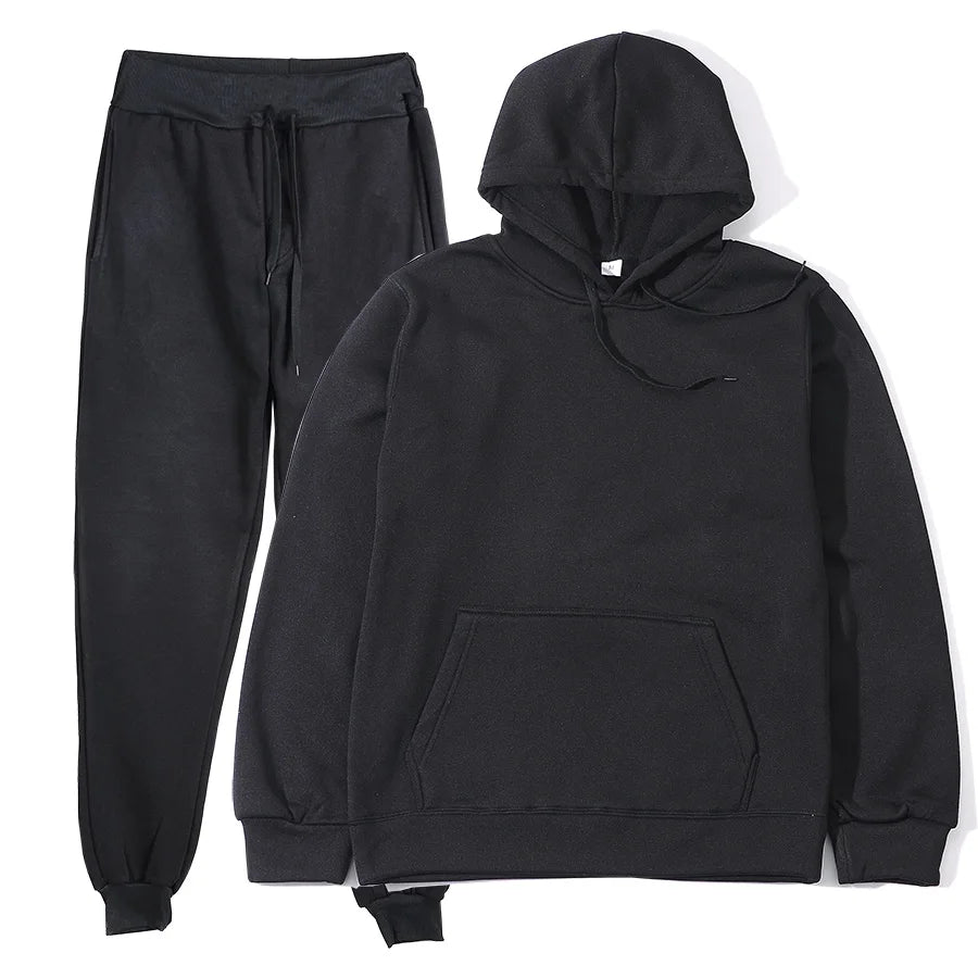 Men's & Women's 2-Piece Tracksuit Hoodie & Sweatpants Set