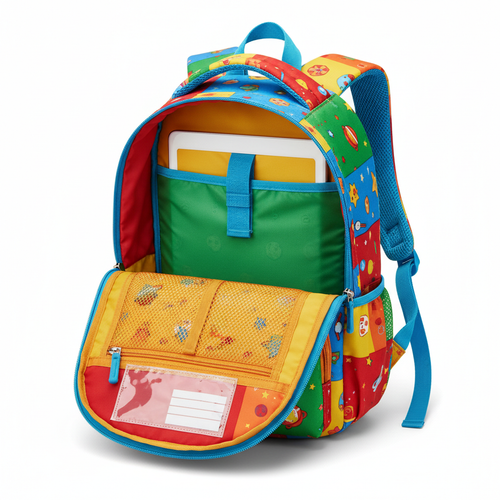 Kids Backpack Open View